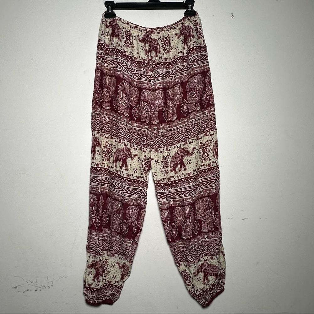 Bohemian Elephant Print Joggers‎
